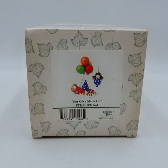 Fitz and Floyd Charming Tails You Give Me A Lift Birthday Figurine 89/164 Griff - Picture 11 of 11